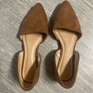 Target Size 7 Suede Brown Flats